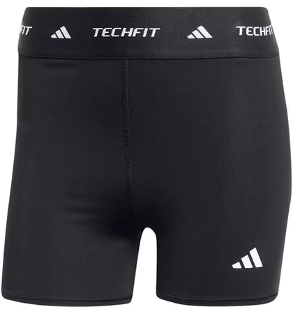 adidas Women's Techfit Stay In Play Short Leggings Black - authentic adidas product
