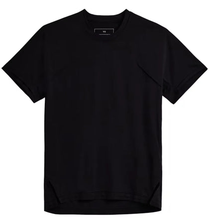 adidas Women's Y-3 Short Sleeve Tee Black - authentic adidas product