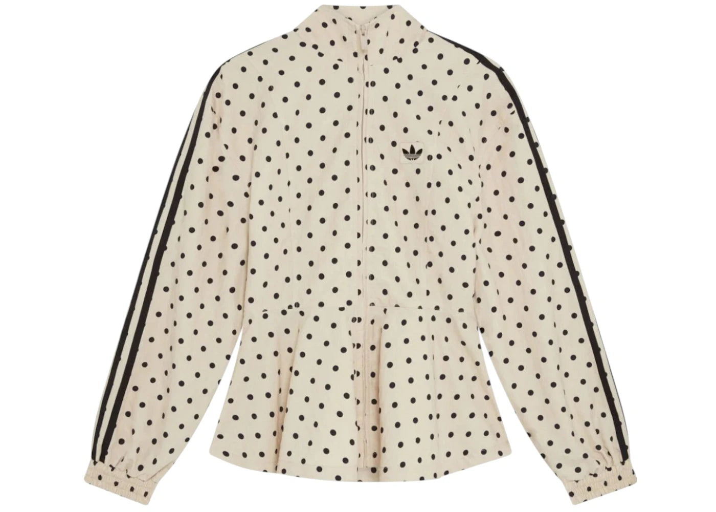 adidas x ASOS Polka Dot Track Jacket Stone - vue 360