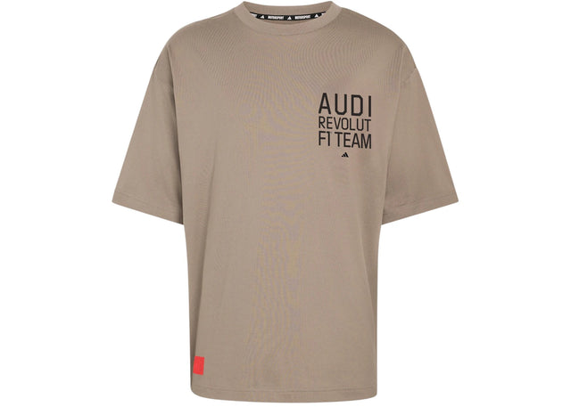 adidas x Audi Revolut F1 Team Engineers & Marketing Short Sleeve Polo Simple Brown/Hi-Res Red
