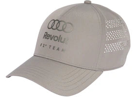 adidas x Audi Revolut F1 Team Mechanics Trucker Cap Dove Grey - vue 360