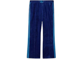 adidas x Avavav Women's TP Velvet Stripes Along The Side Pant Dark Blue