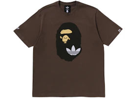 adidas x BAPE Ape Head Tee Brown