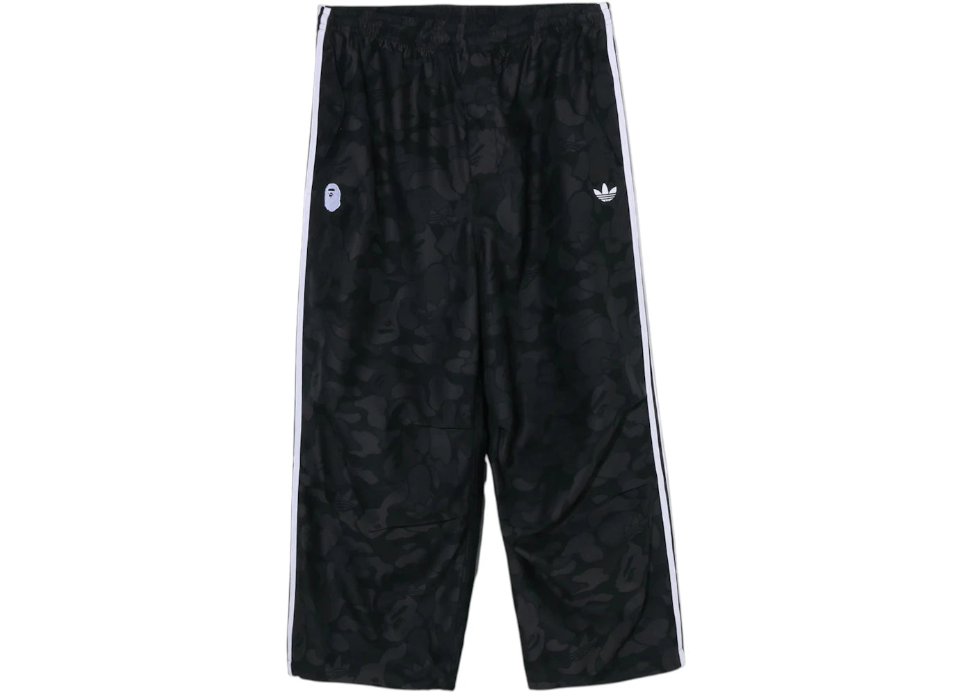 adidas x BAPE Camo Jacquard Pants Black - vue secondaire A