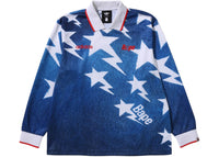 adidas x BAPE LSL Star Trikot Blau