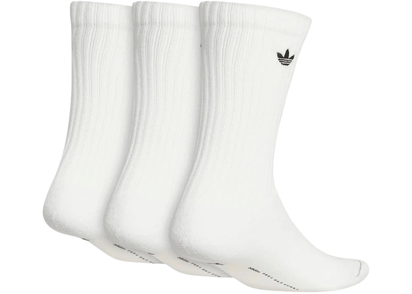 adidas x Bad Bunny Crew Sock Sock (3-Pack) White - vue secondaire B