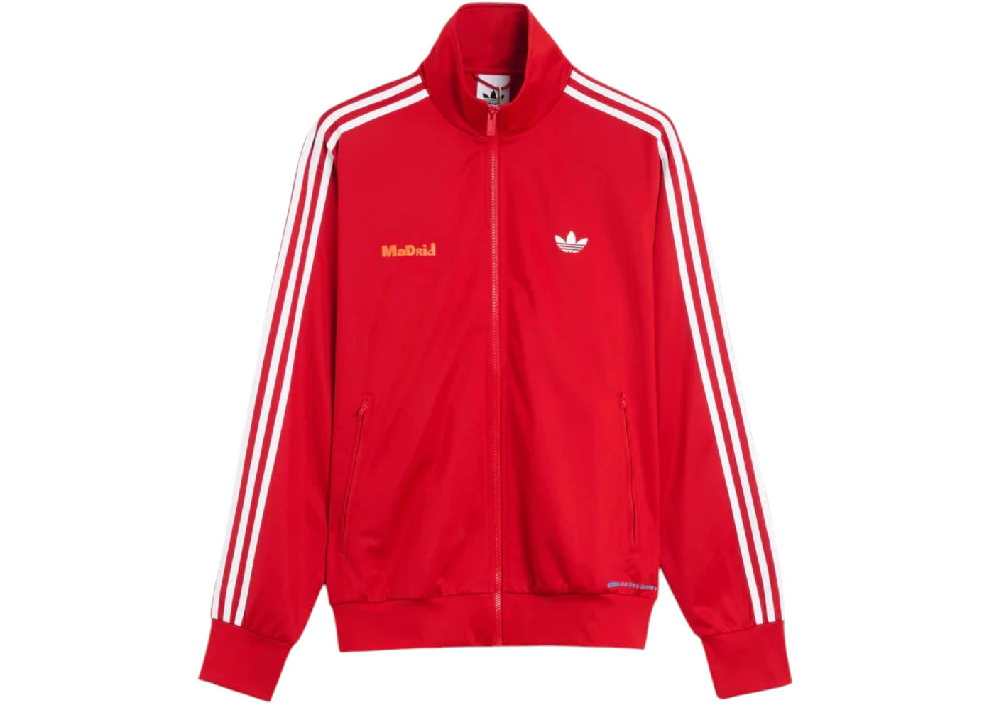 adidas x Bad Bunny DtMF Tour Madrid Firebird Track Jacket Better Scarlet - vue secondaire B