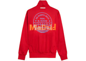 adidas x Bad Bunny DtMF Tour Madrid Firebird Track Jacket Better Scarlet - vue 360
