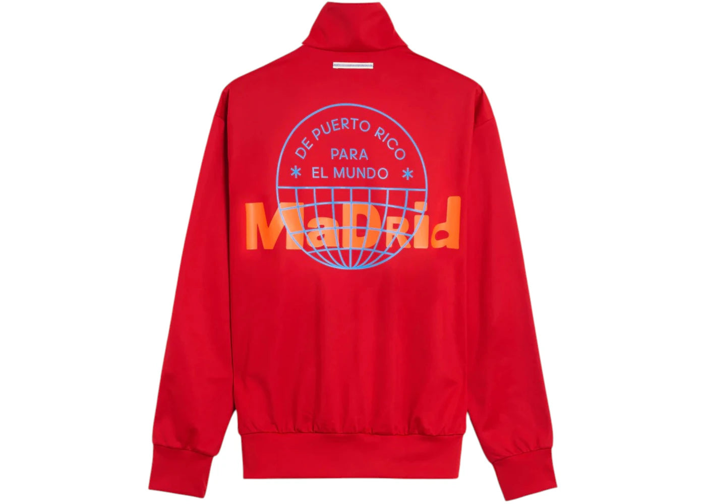 adidas x Bad Bunny DtMF Tour Madrid Firebird Track Jacket Better Scarlet - vue secondaire A