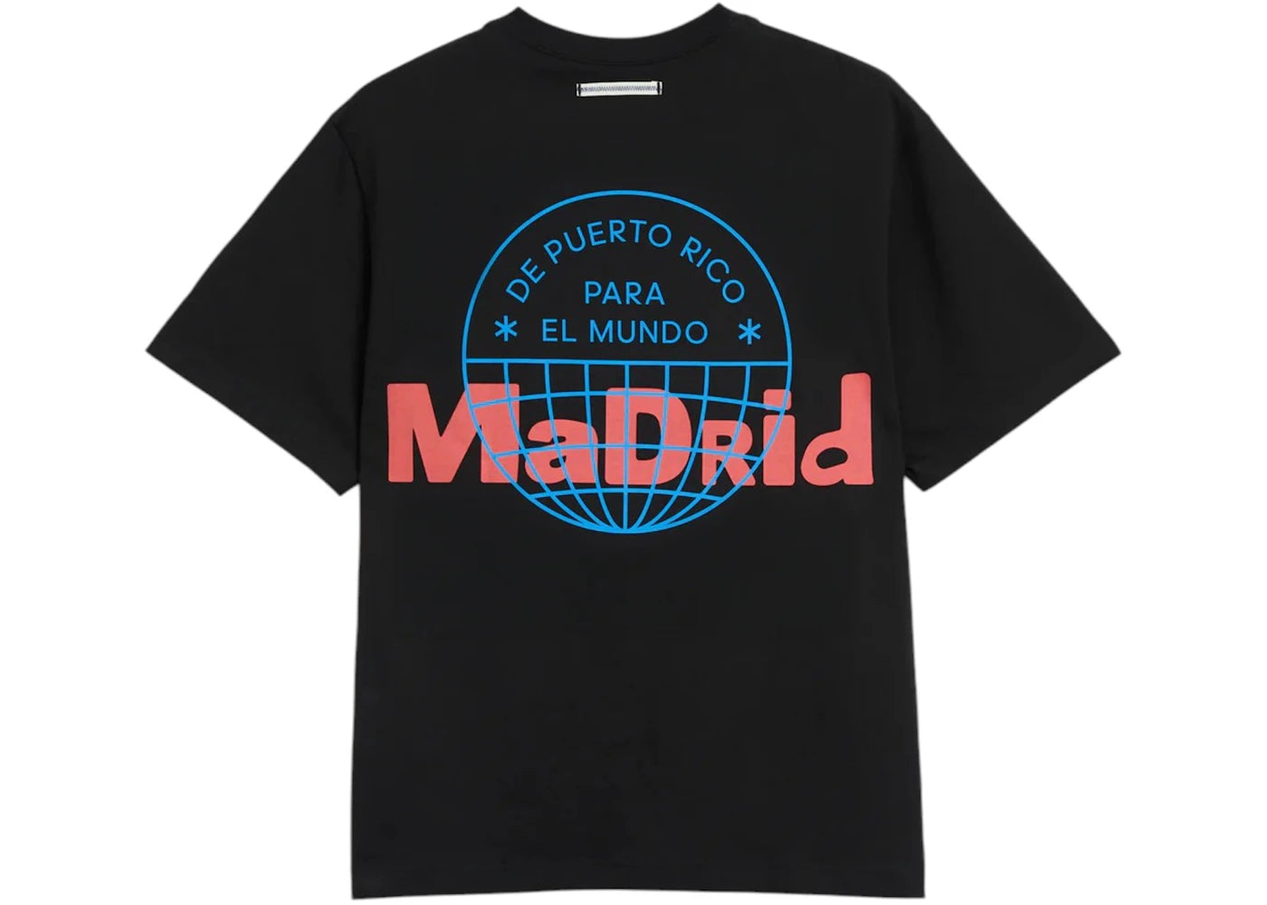 adidas x Bad Bunny DtMF Tour Madrid Heavyweight Merch Tee Black - vue 360
