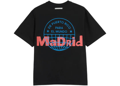 adidas x Bad Bunny DtMF Tour Madrid Heavyweight Merch Tee Black - authentic adidas product