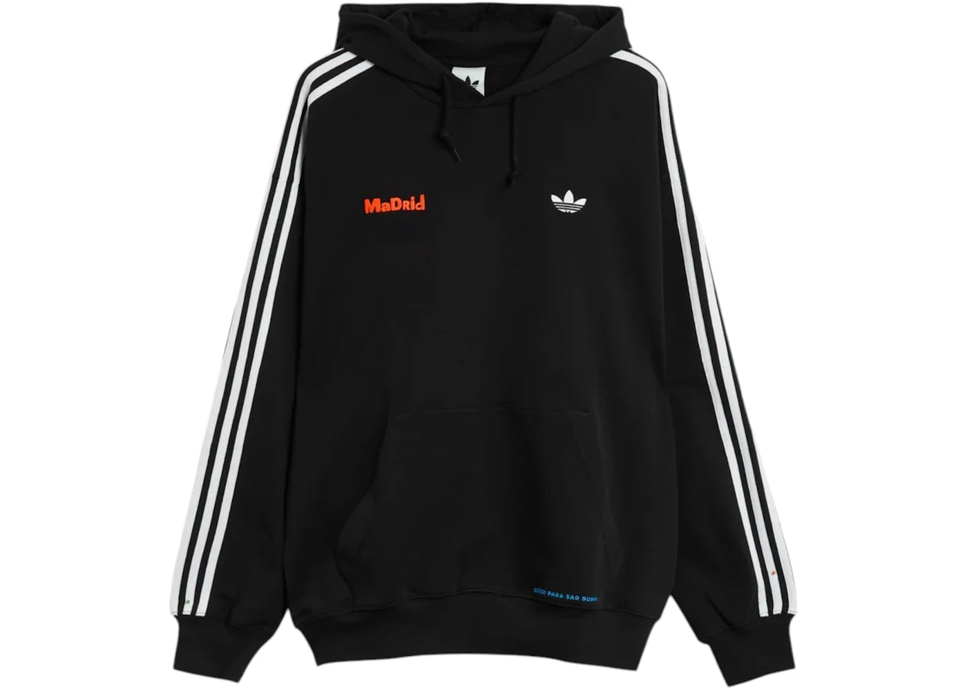 adidas x Bad Bunny DtMF Tour Madrid Hoodie Black - vue secondaire A