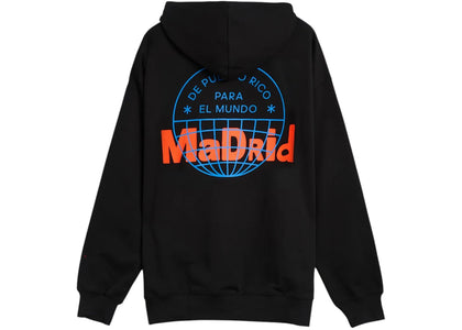 adidas x Bad Bunny DtMF Tour Madrid Hoodie Black - authentic adidas apparel