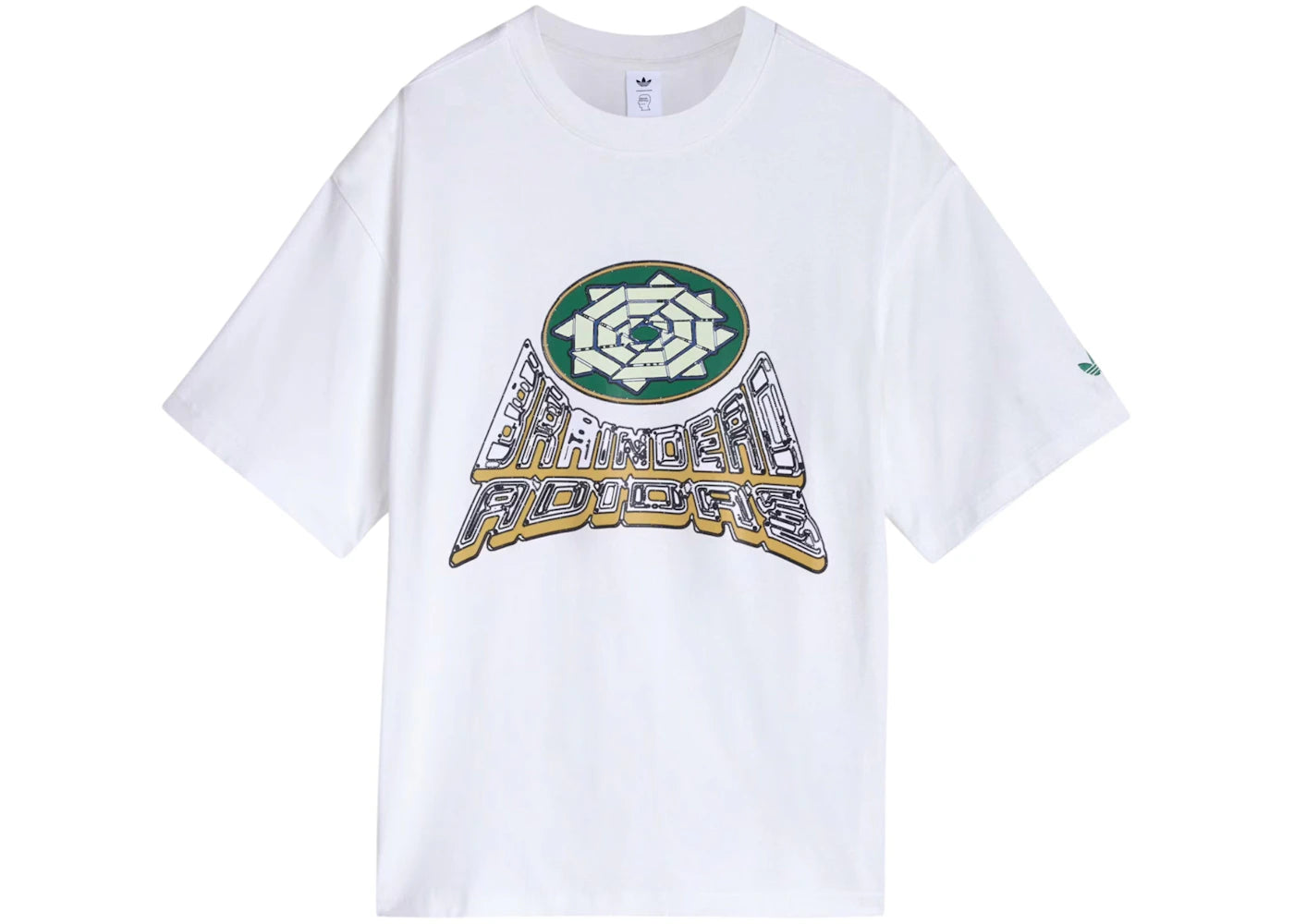 adidas x Brain Dead Tee Core White - vue secondaire A