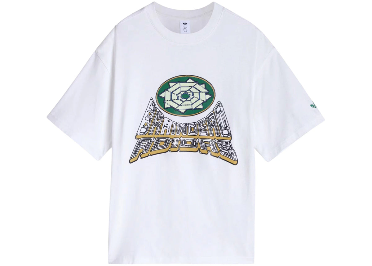 adidas x Brain Dead Tee Core White - vue 360