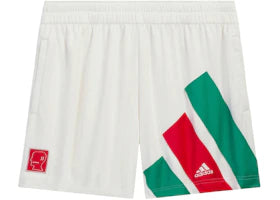 adidas x Brain Dead x Disney Football Shorts Chalk White