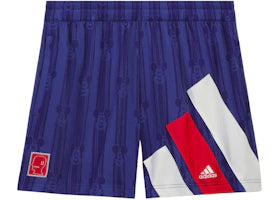 adidas x Brain Dead x Disney Football Shorts Victory Blue - vue 360