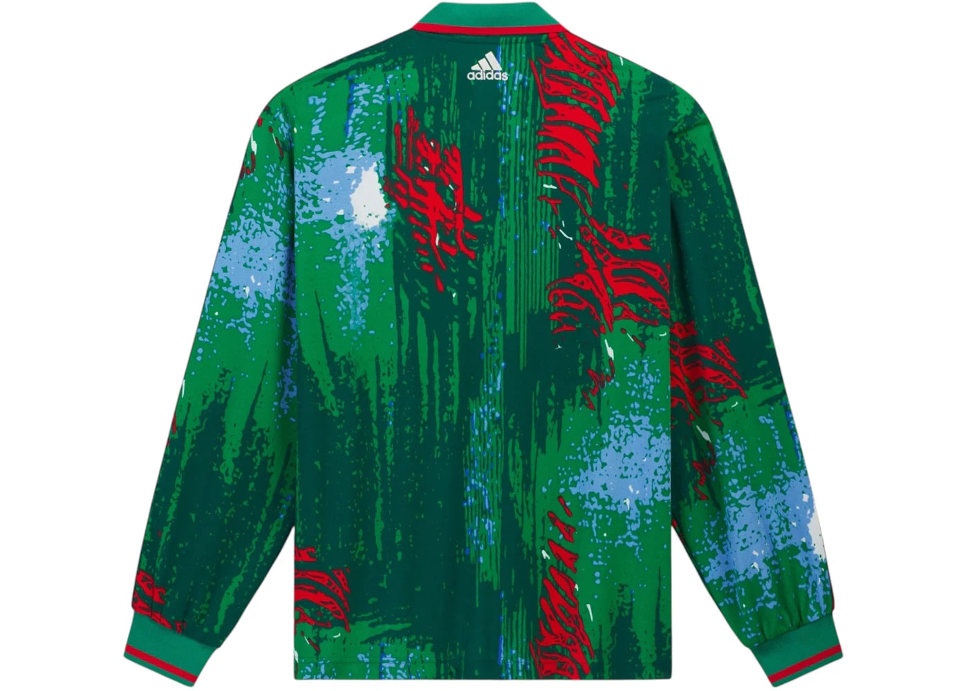 adidas x Brain Dead x Disney Long Sleeve Jersey Red/Bold Green/Blue - vue secondaire B