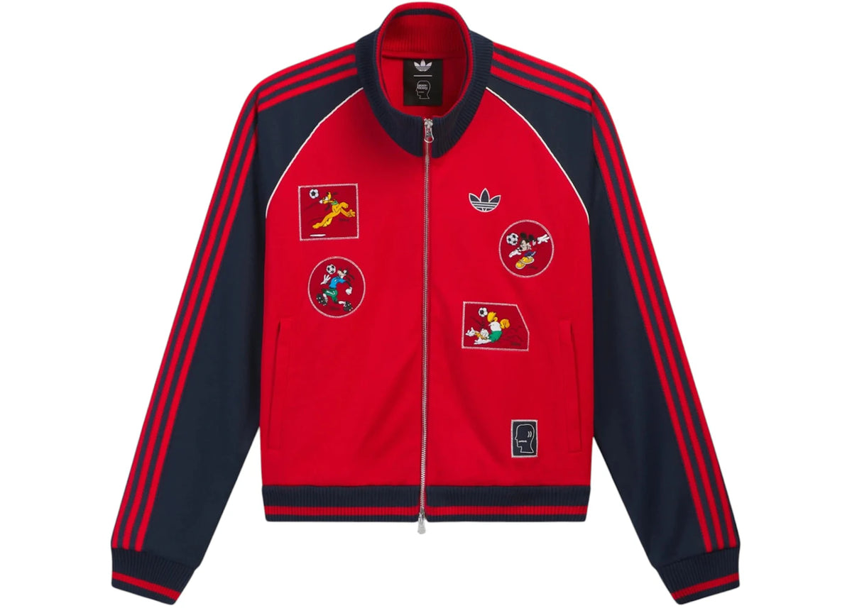 adidas x Brain Dead x Disney Track Top Better Scarlet - vue 360