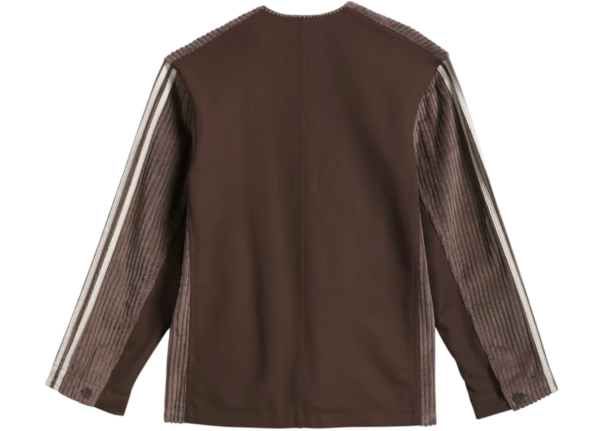 adidas x CLOT Edison Chen Sports Jacket (Asia Sizing) Dark Brown - vue secondaire B