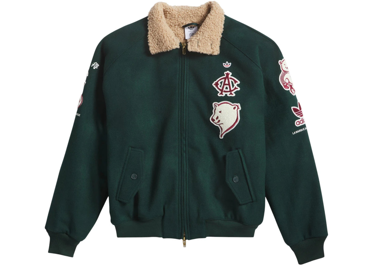 adidas x CLOT Edison Chen Warmup Jacket Green Night - vue 360