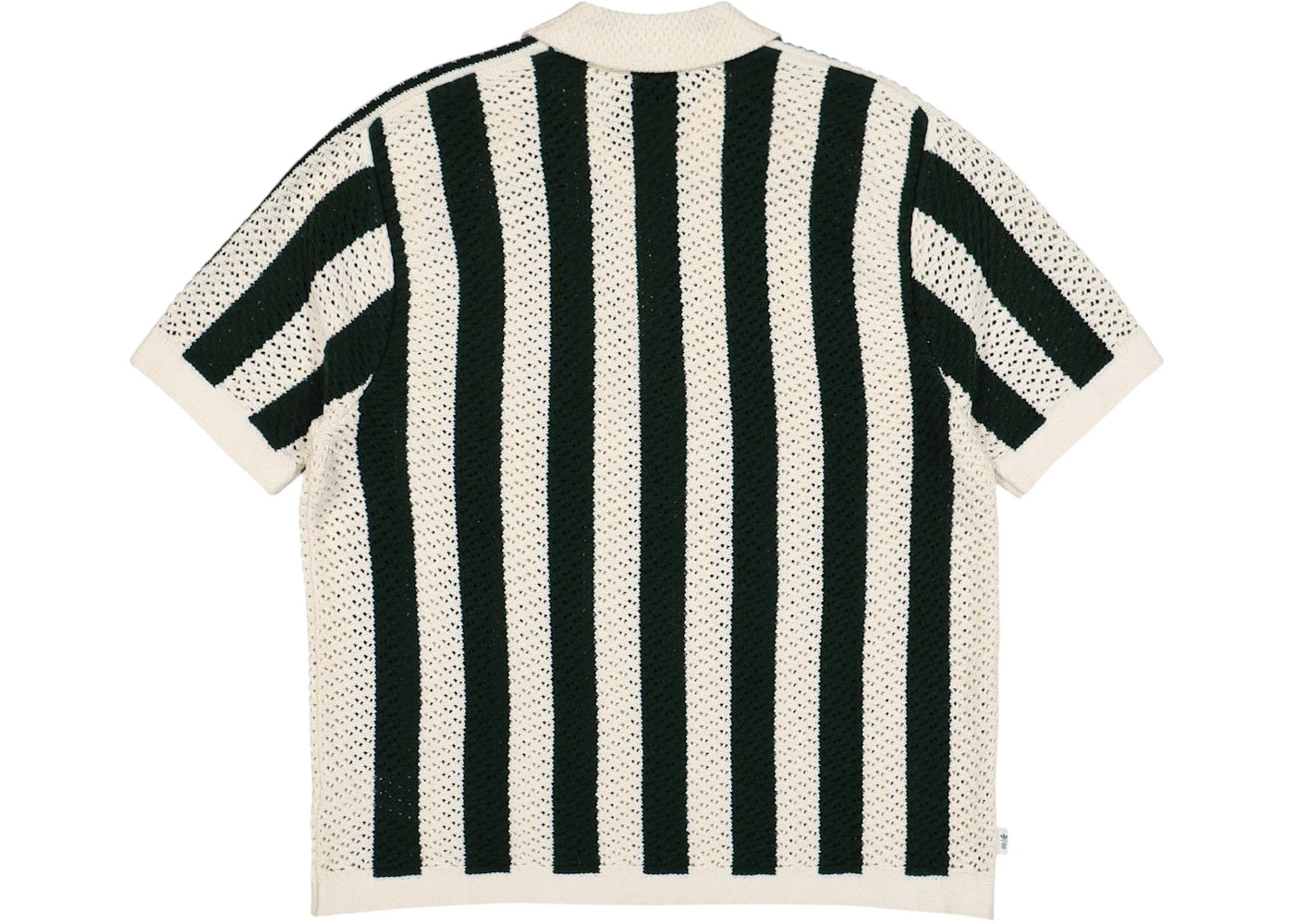 adidas x CLOT Knit Polo Green Night/Cream White - vue secondaire A