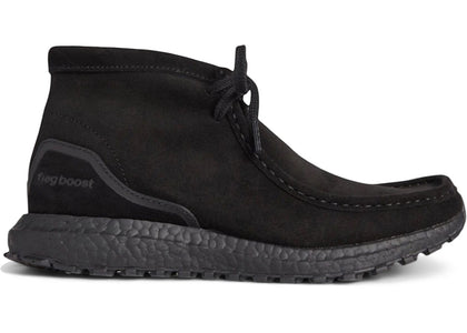 adidas x Clarks Originals Ultra Boost Wallabee Mid Ronnie Fieg 8th Street Black - authentic adidas sneakers