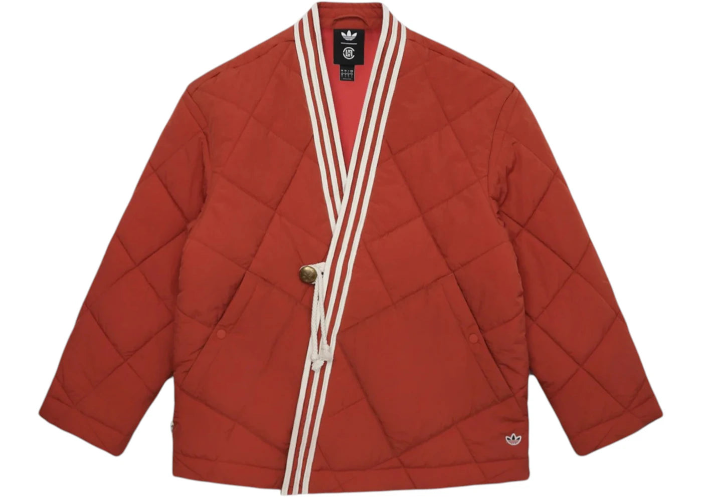 adidas x Clot Chinese New Year Collection by Edison Chen Wrap Jacket Vermillion - vue 360