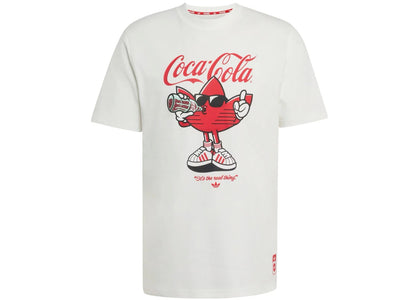 adidas x Coca-Cola Classic Sport Graphic Treffie Tee White - authentic adidas product