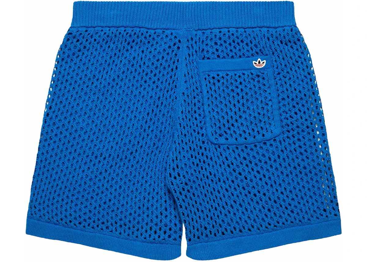 adidas x Edison Chen Crochet Shorts Blue - vue secondaire B