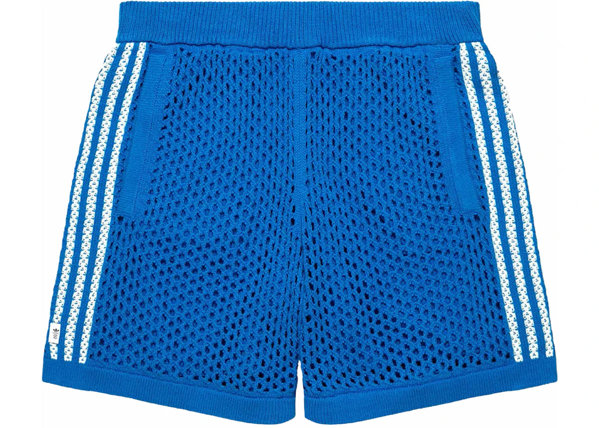 adidas x Edison Chen Crochet Shorts Blue - vue secondaire A