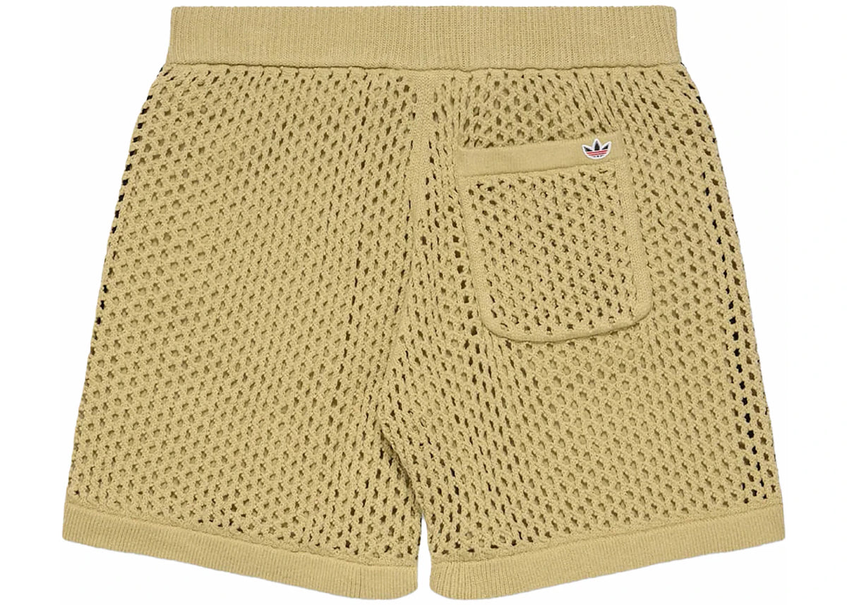 adidas x Edison Chen Crochet Shorts Brown - vue secondaire B