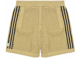 adidas x Edison Chen Crochet Shorts Brown - vue 360