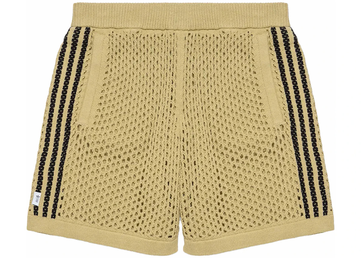 adidas x Edison Chen Crochet Shorts Brown - vue secondaire A