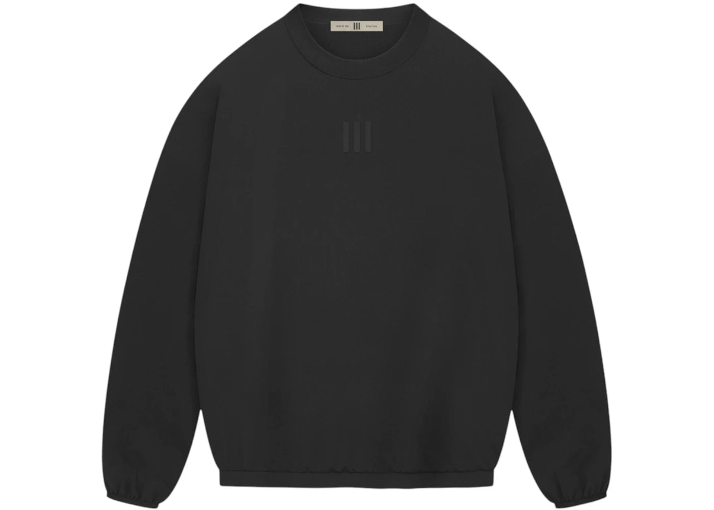 adidas x Fear of God Athletics Crew Neck Sweatshirt Black - vue secondaire A
