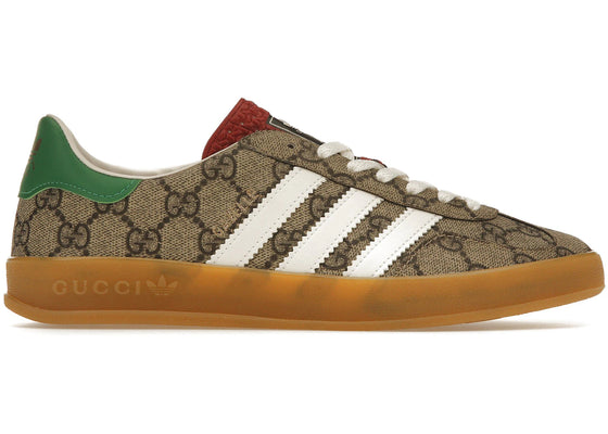 adidas x Gucci Gazelle Beige GG Monogram (Women's) sneakers - authentic streetwear shoes