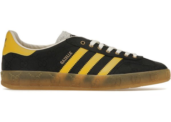 adidas x Gucci Gazelle Black GG Monogram sneakers - authentic streetwear shoes