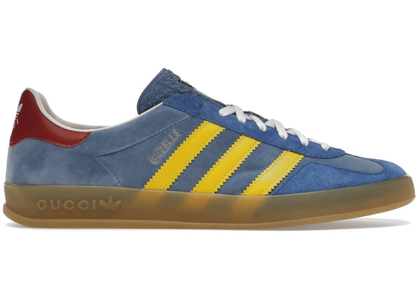 adidas x Gucci Gazelle Blue sneakers - authentic streetwear shoes