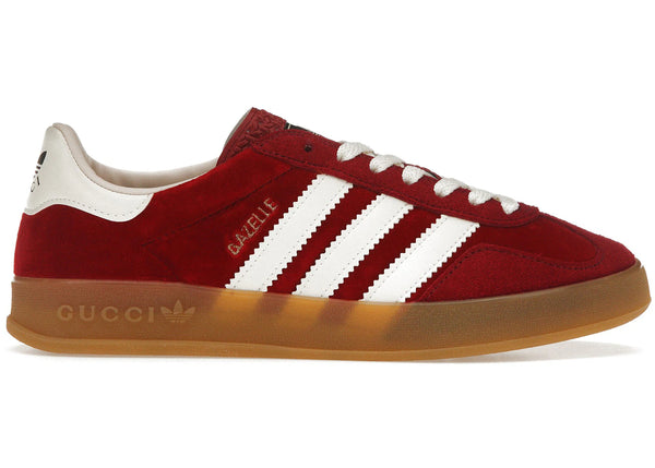 adidas x Gucci Gazelle Red (Women's) sneakers - authentic streetwear shoes