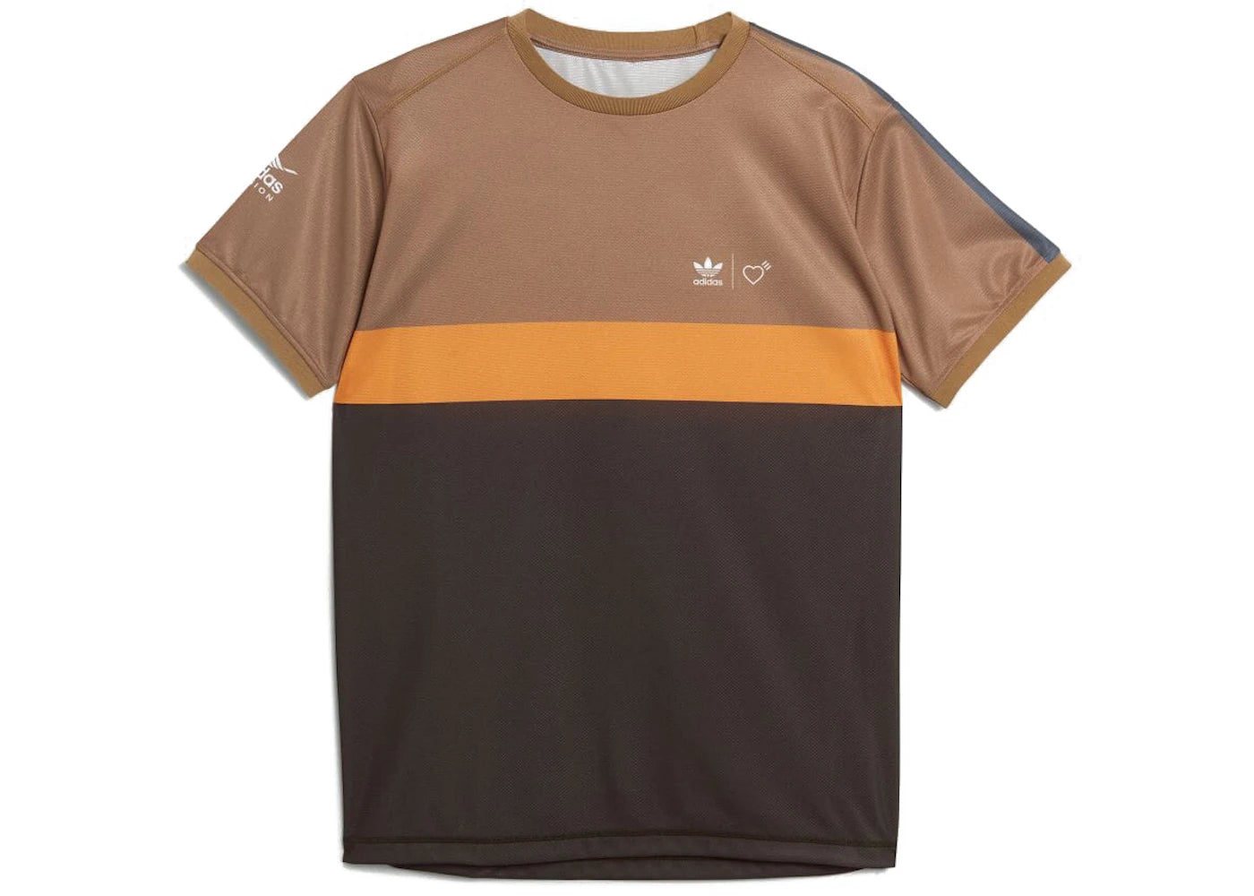 adidas x Human Made Graphic Tee Brown - vue secondaire A