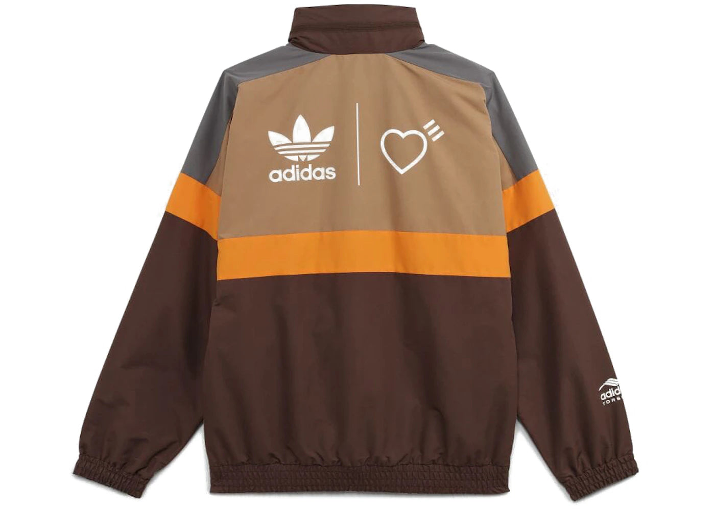 adidas x Human Made Windbreaker Jacket Brown - vue secondaire B