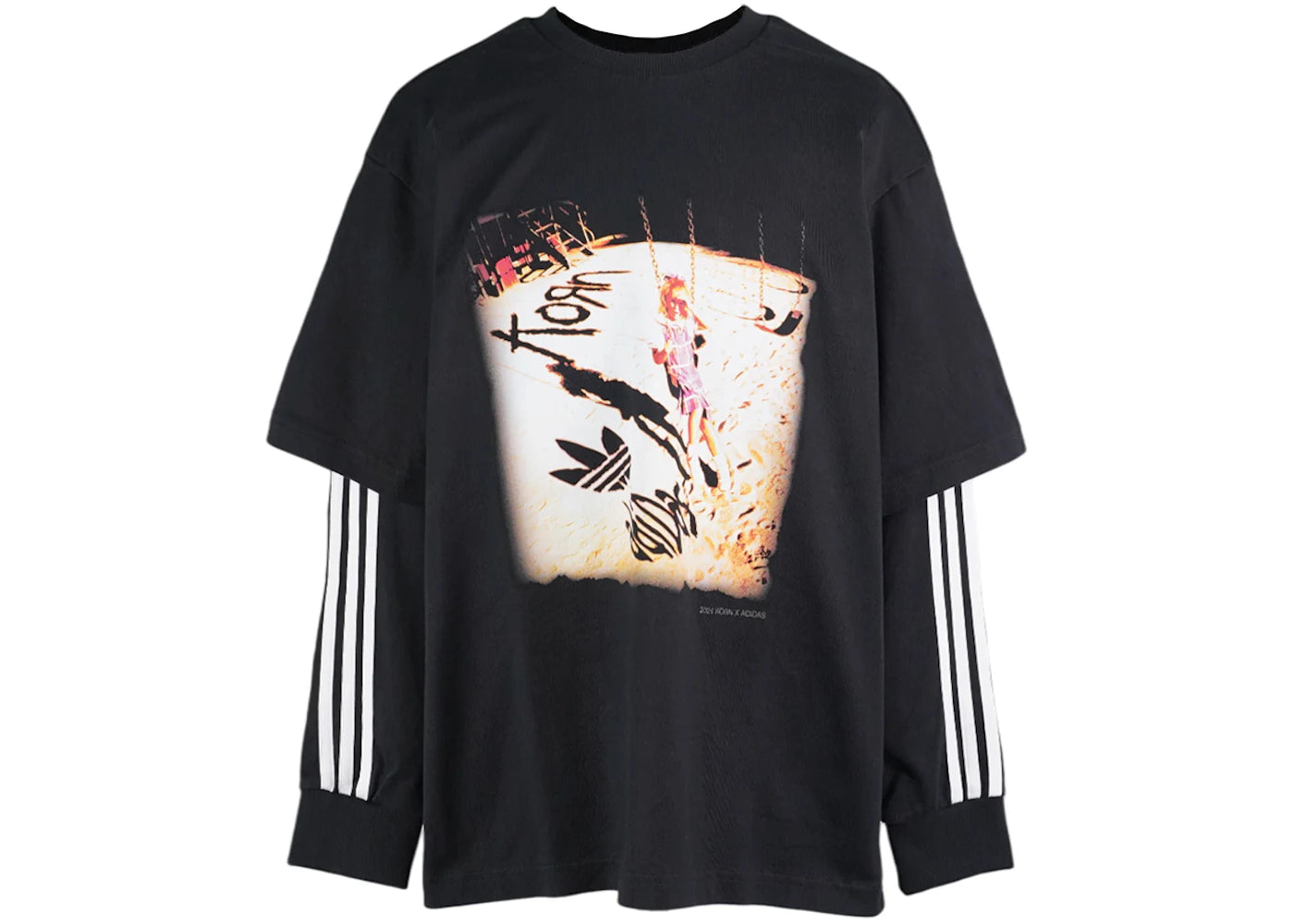 adidas x KoRn Longsleeve Black - vue 360