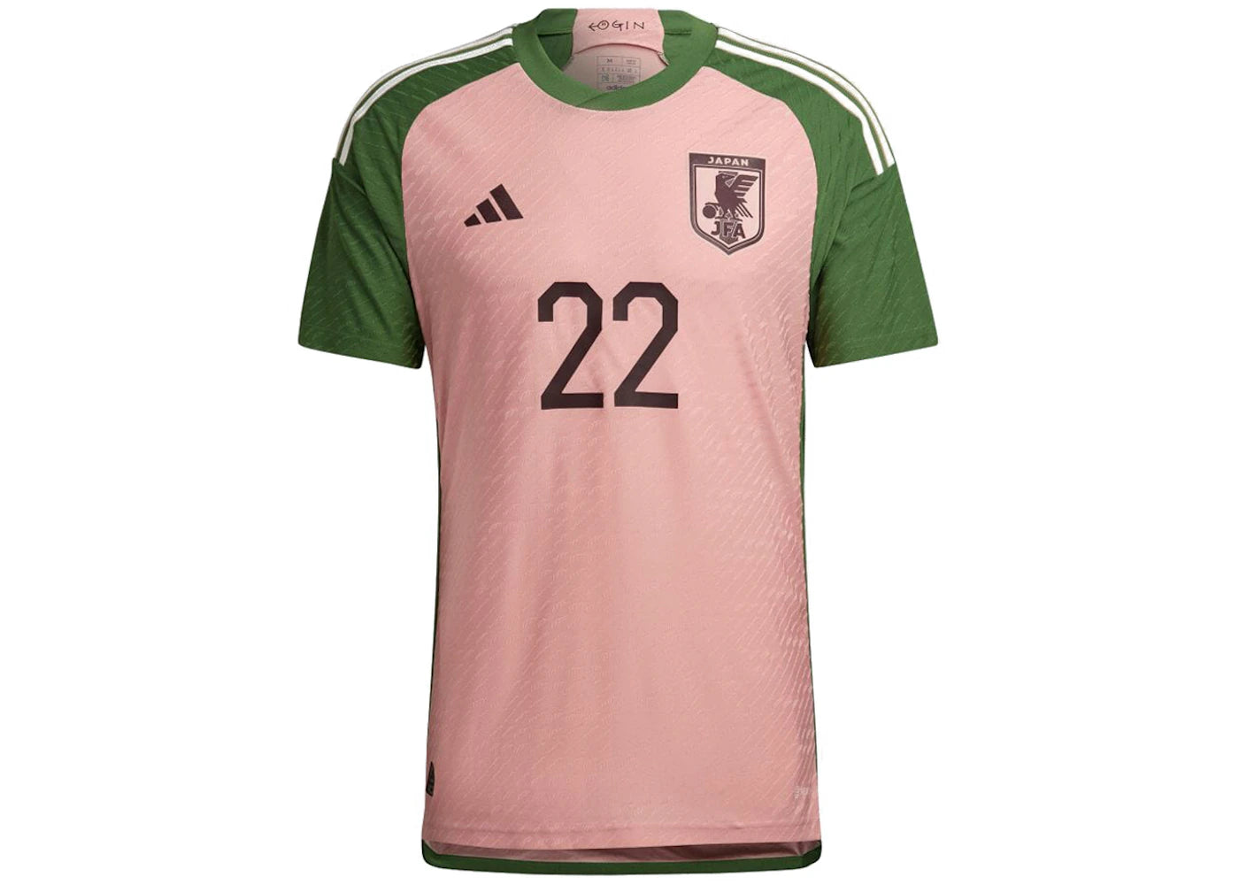 adidas x Nigo Japan National Soccer Team Special Collection Numbered Jersey Wonder Mauve