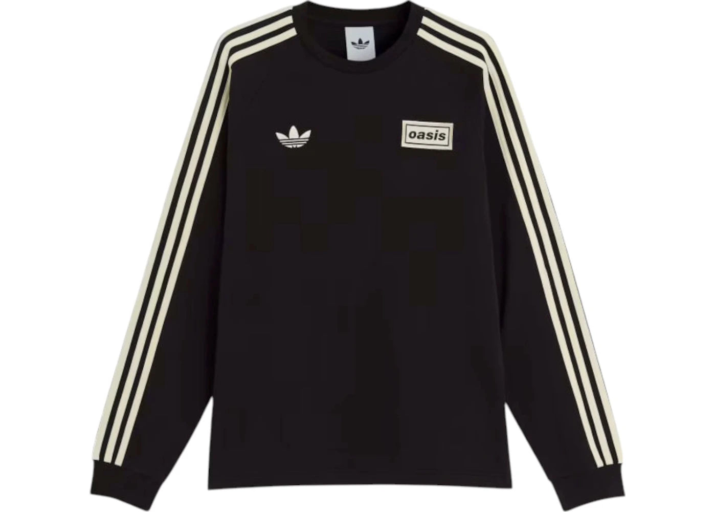 adidas x Oasis Tour 3-Stripes Longsleeve Tee Black - vue 360
