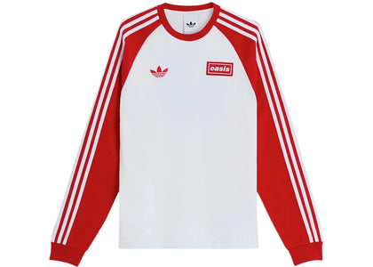 adidas x Oasis Tour 3-Stripes Longsleeve Tee White - product view 2