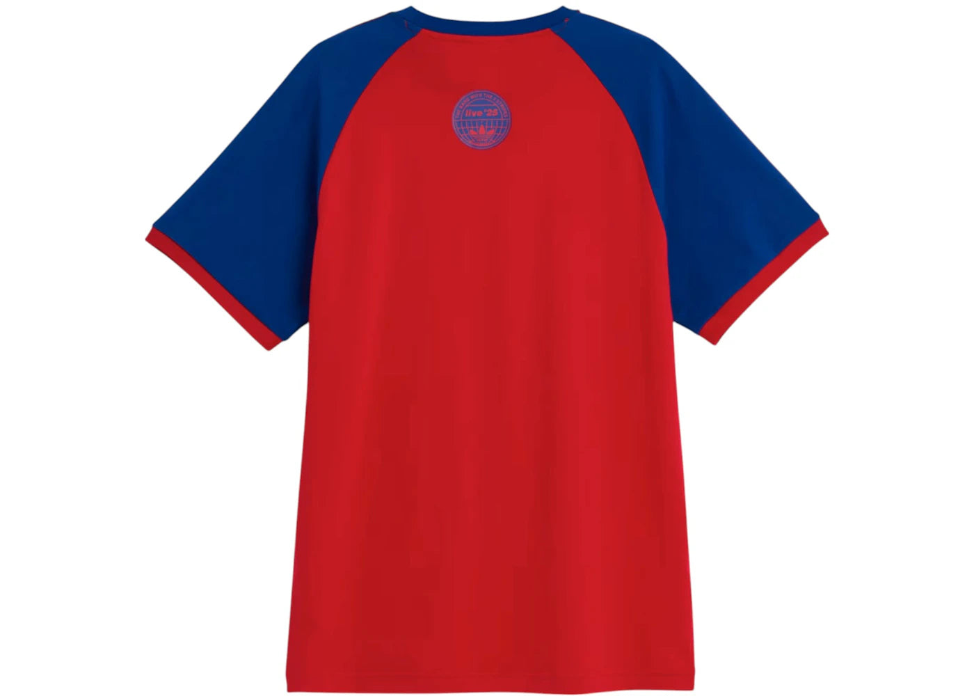 adidas x Oasis Tour 3-Stripes T-Shirt Better Scarlet - vue secondaire B