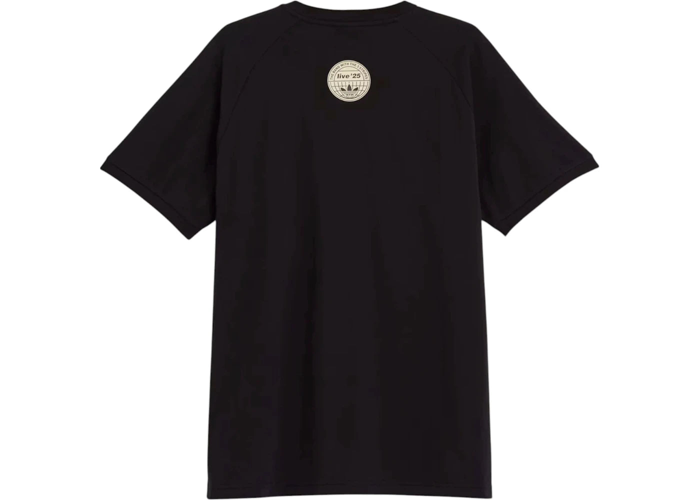 adidas x Oasis Tour 3-Stripes T-Shirt Black - vue secondaire A
