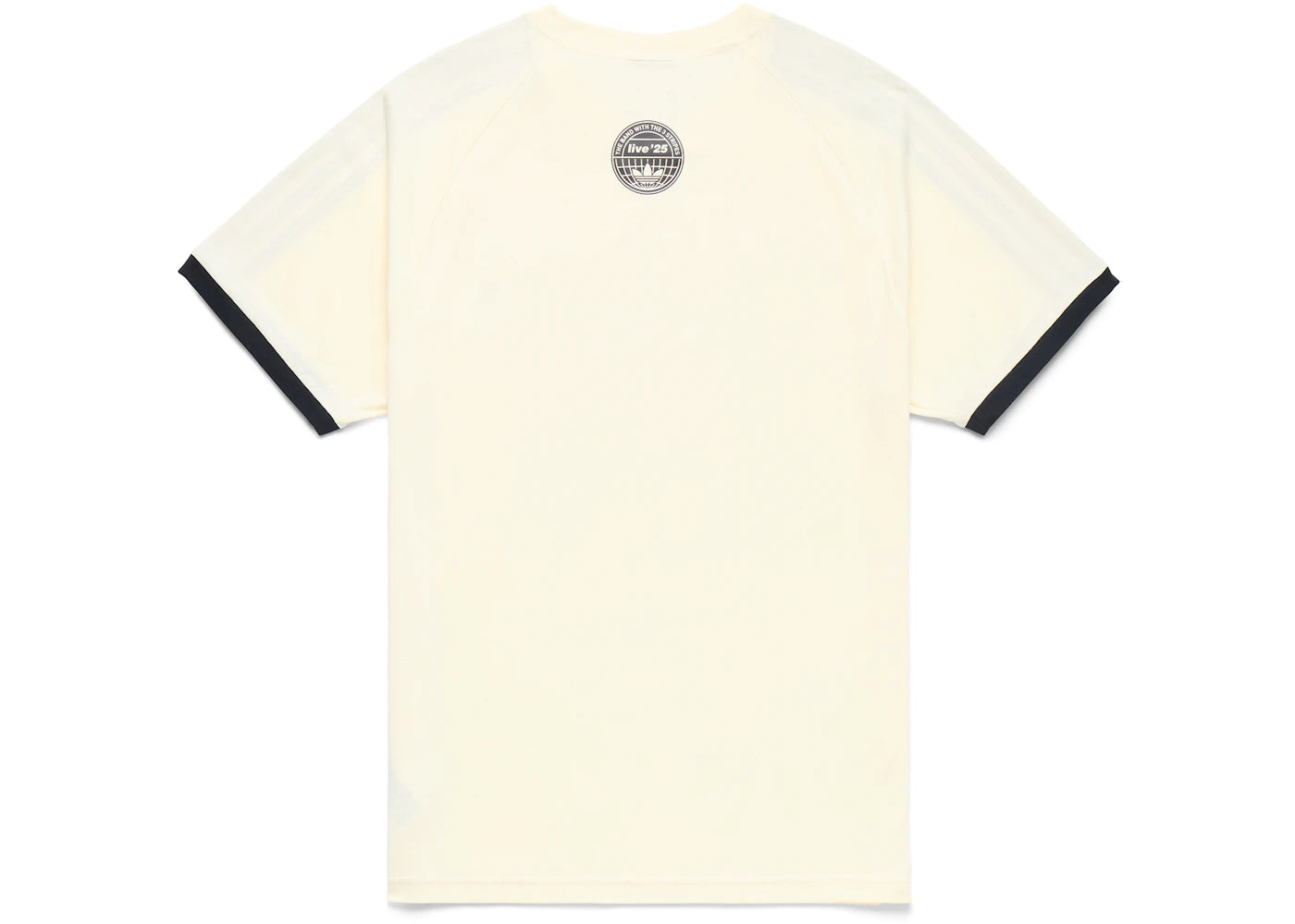 adidas x Oasis Tour 3-Streifen T-Shirt Cremeweiß - vue secondaire A