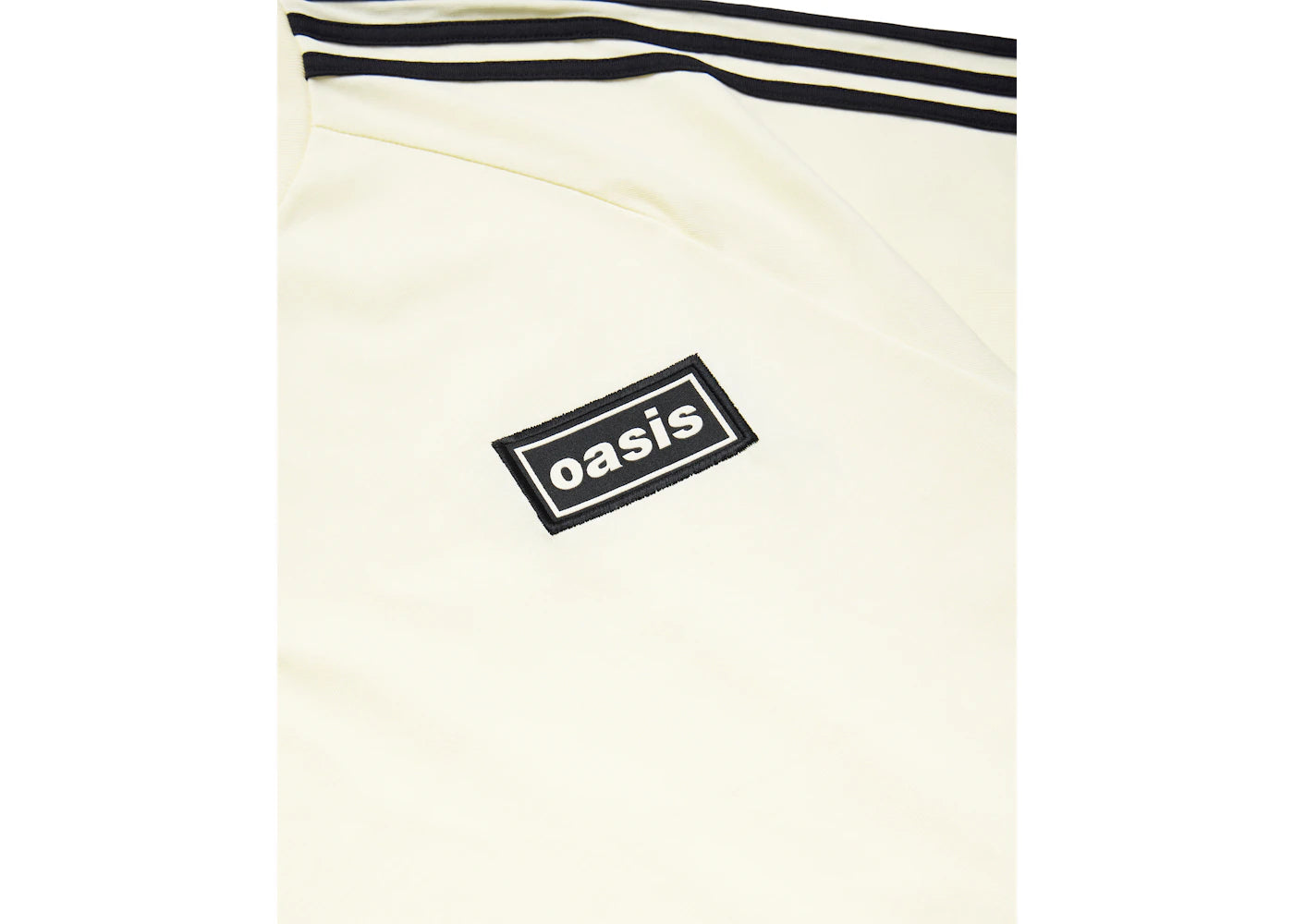 adidas x Oasis Tour 3-Streifen T-Shirt Cremeweiß - vue secondaire B