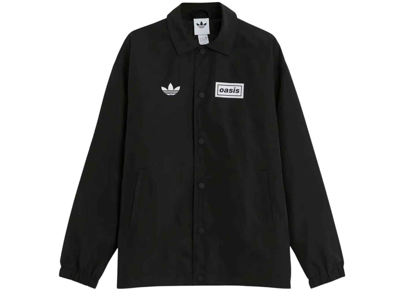 adidas x Oasis Tour Coach Jacket Black - vue 360
